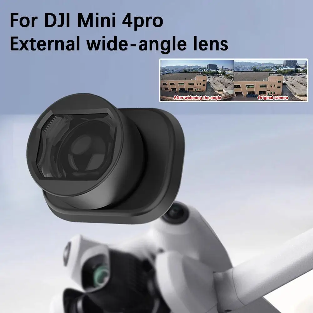 Lente grande angular para dji mini 4 pro hd drone profissional, acessórios para fotografia ao ar livre