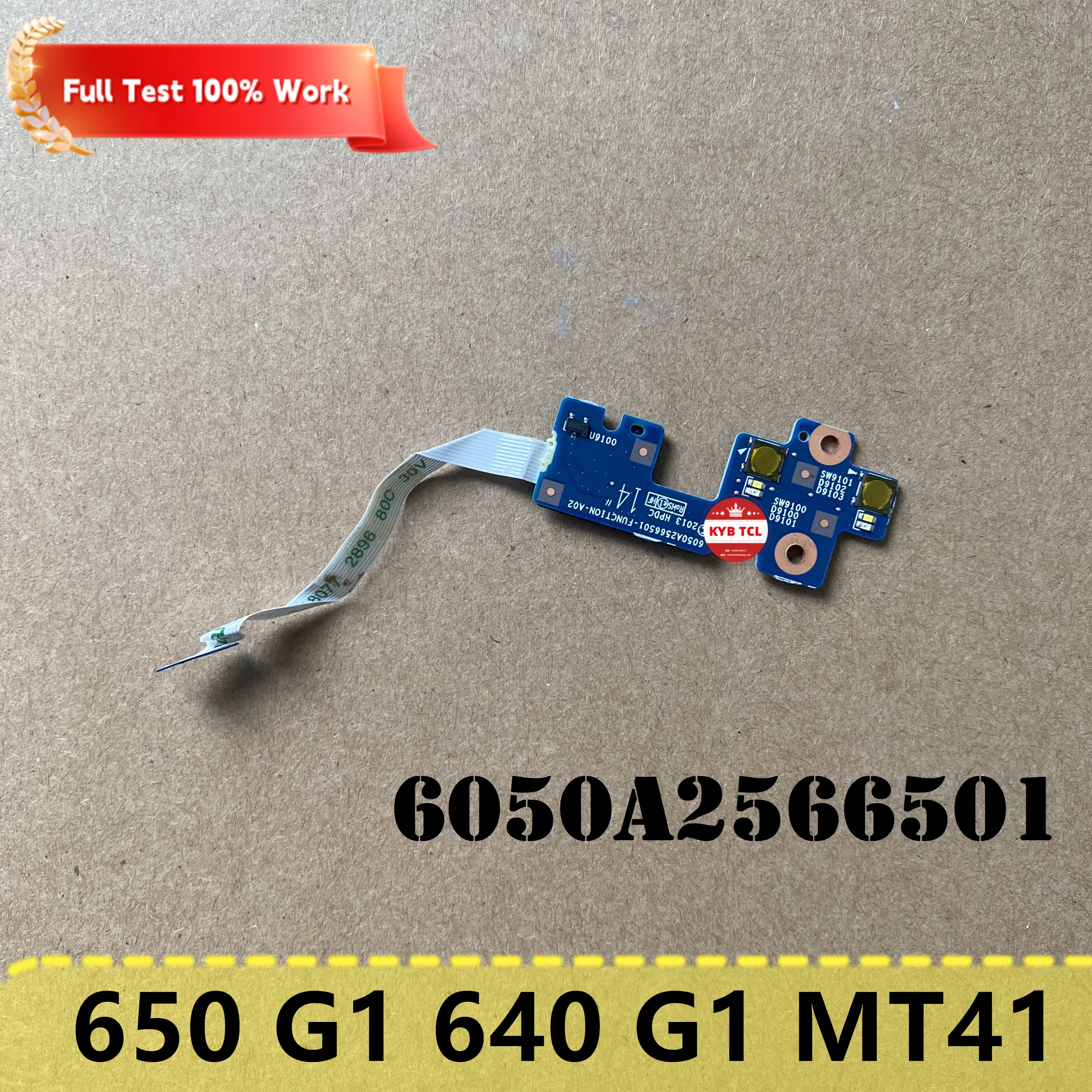 For HP ProBook 640 645 G1 MT41 650 655 Power Button Board Or Multimedia Button Card Board Or DVD Optical Drive Connector Board