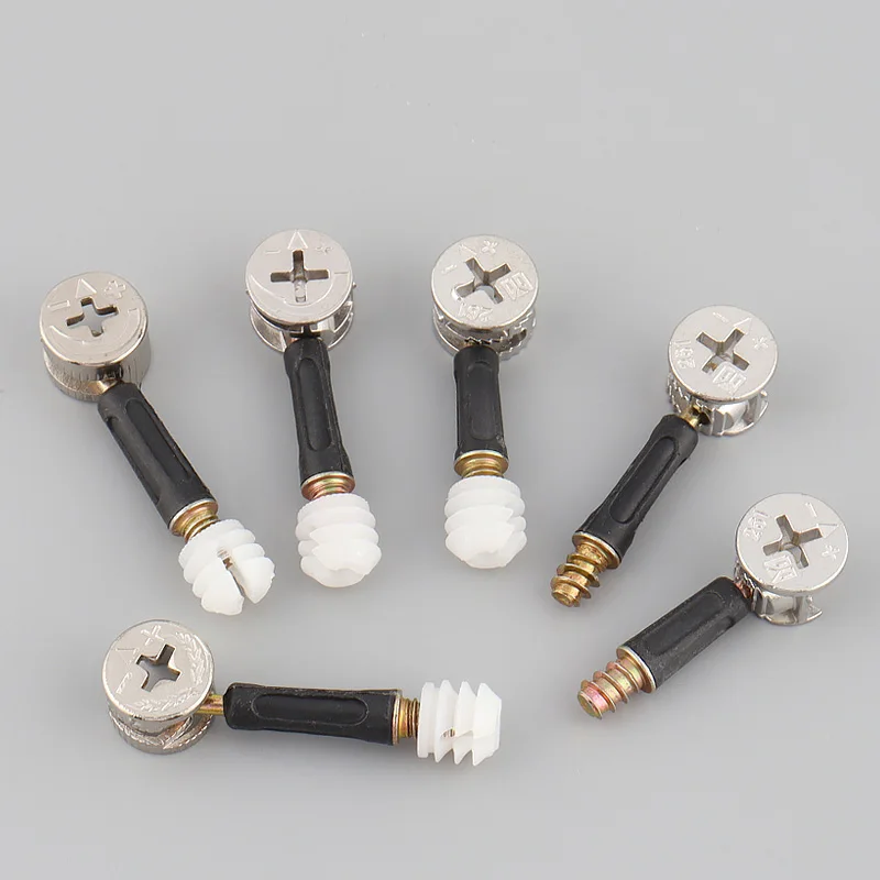 Eccentric Wheel Furniture Connecting Fittings Cam Lock Screw Nut For Wardrobe Table Cabinet Wood Furniture Assembly Hardware