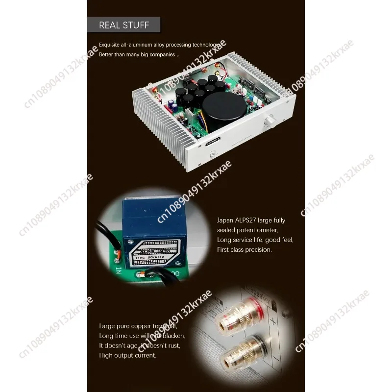 Audio Classic Class AB Power Amplifier Refer To Berlin 933 Audiophile Stereo Amp for Speaker Home Theater Sound HiFi