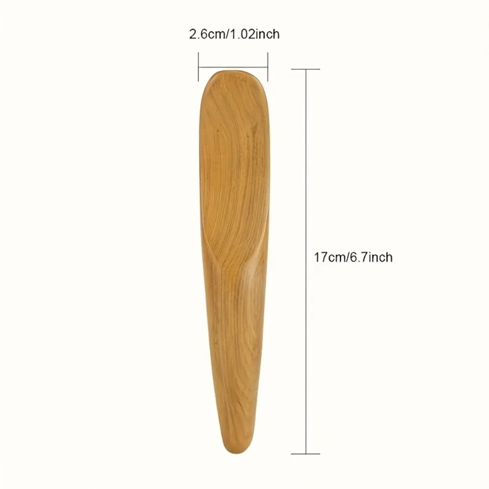 1 Portable Wooden Massage Stick, a Handheld Scraping Tool for Muscle Relaxation, Suitable for Use on Arms, Legs, and the Entire Body view 5