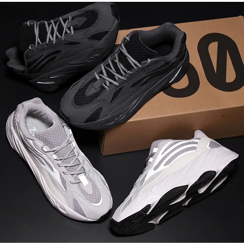 

Унисекс, массивная обувь для папы, мужские и женские, легкие светоотражающие кроссовки на платформе, повседневная спортивная модная обувь для пар