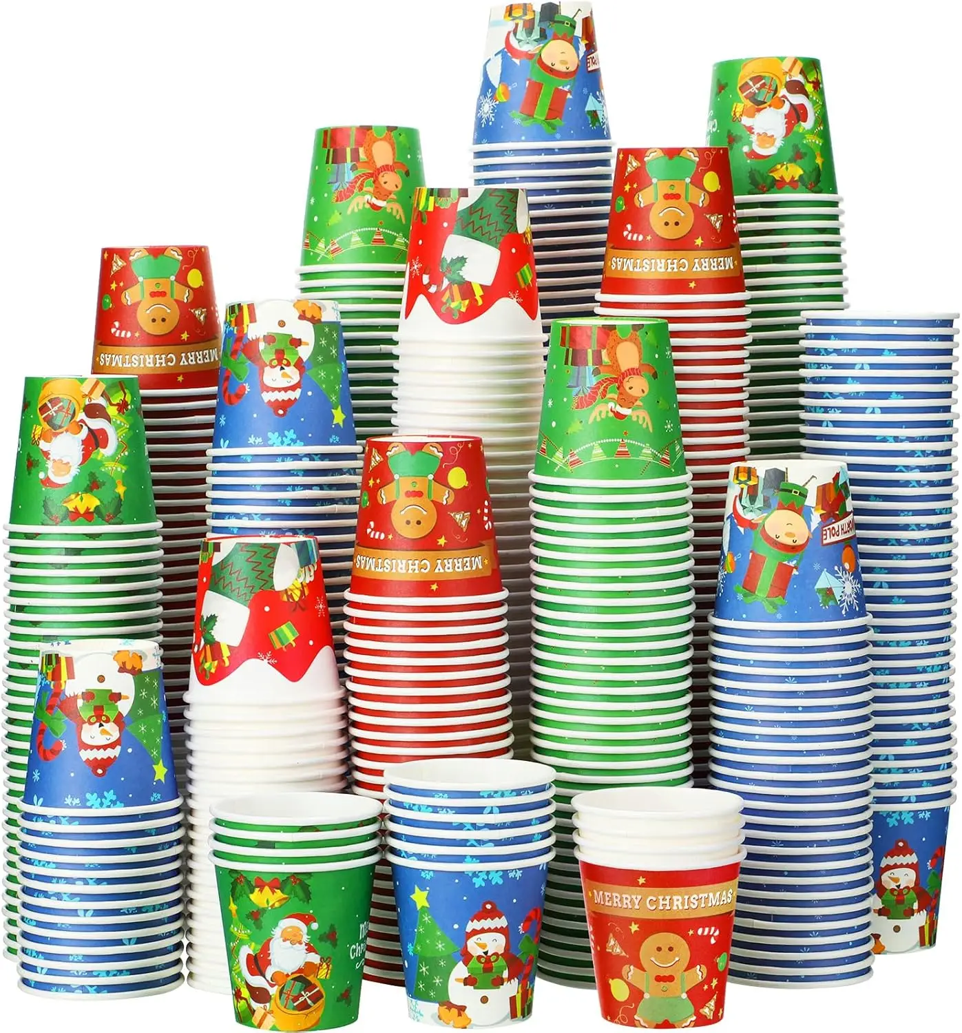

600 Pack 3 oz Small Paper Cups Disposable Bathroom Cups Kids Mouthwash Mini Cold Beverage Drinking mugs for Party Home a