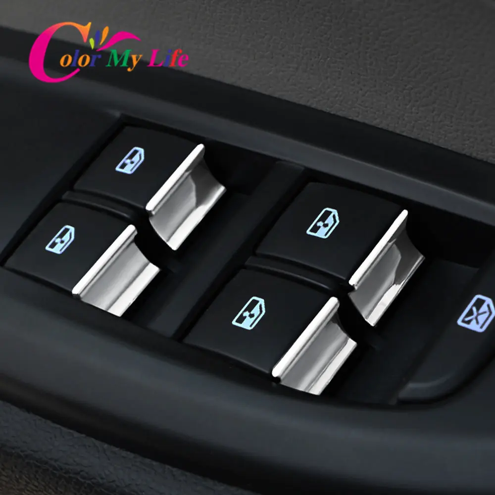 

Car Door Window Switch Lift Knob Trim Sticker for Chevrolet Cruze 2009-2015 Sedan Hatchback 7Pcs/Set ABS Chrome Accessories