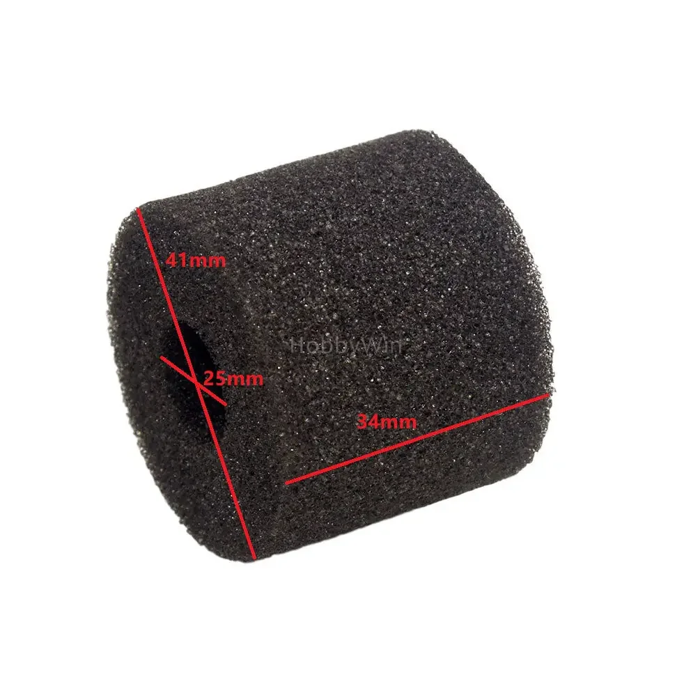 Air Filter Sponge 41x25x34mm for 1/8 Nitro Engine RC Car Buggy Off-Road Truck