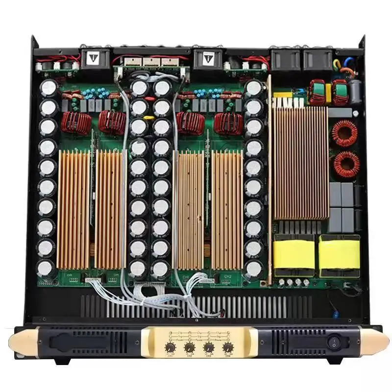 Roland Crown amplifier circuit board 1800w 4 channel digital amplifier 1u class D audio amplifier