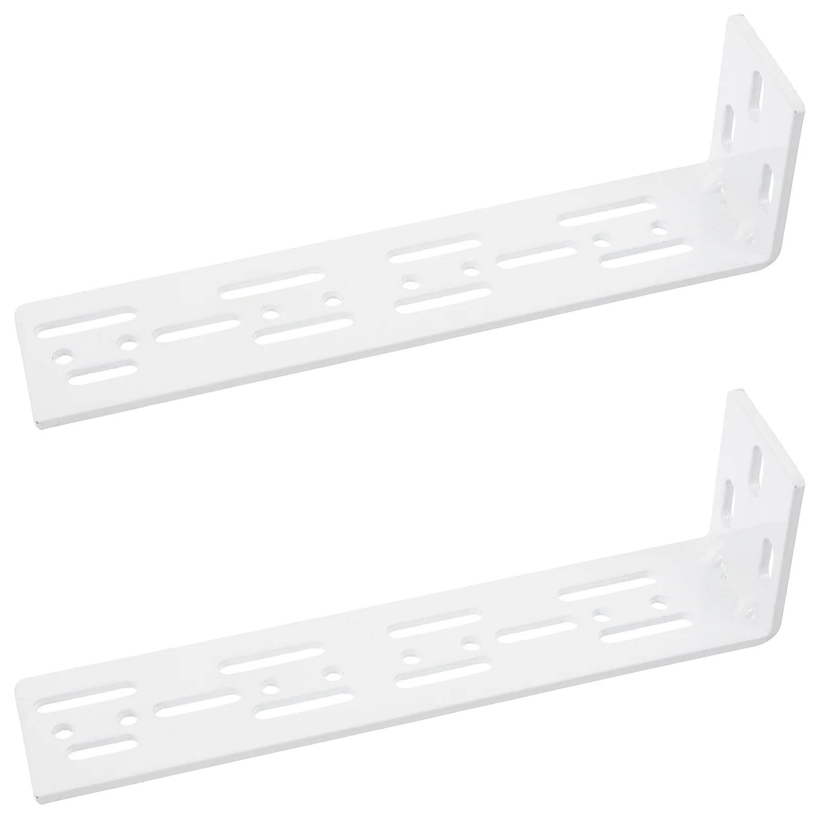 

2Pcs Iron Electric Curtain Track Silent Directional Sliding Easy Install Wall Mount Support Wall Curtain Track