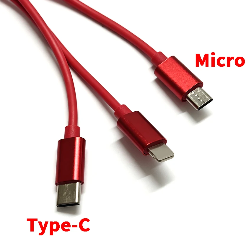 3-in-1 Retractable Data USB Cable Charger Fast Wire Charging Cable For Android Phone Type-C/Micro Xiaomi Huawei Samsung
