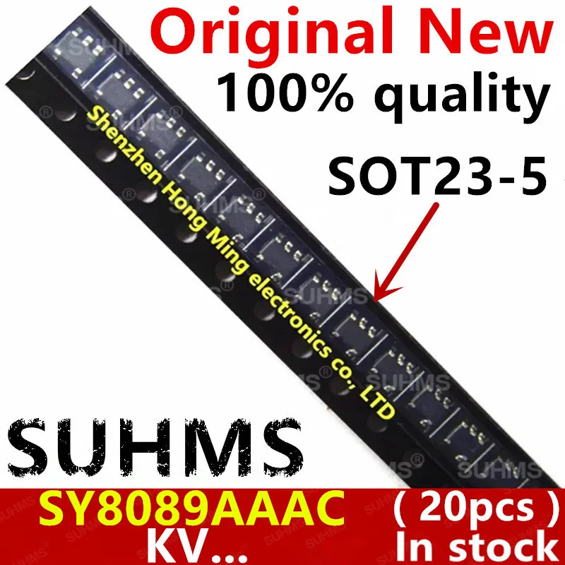 (20 piezas) 100% nuevo SY8089AAAC SY8089A SY8089 KV... conjunto de chips de sot23-5