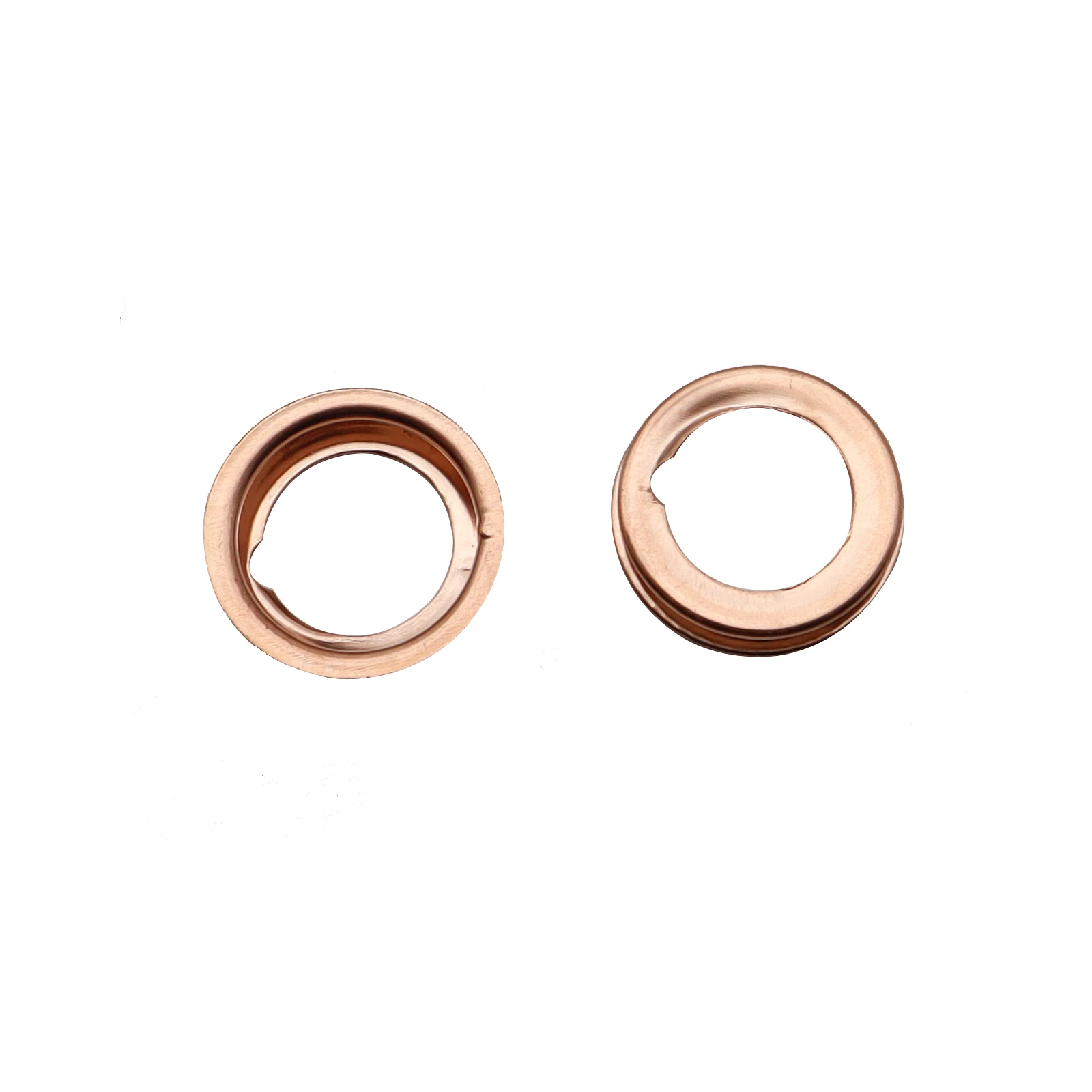 10pcs Car Engine Oil Drain Plug Gasket 1102601M02 Copper Colored Oil Drain Plugs Crush Washers Gaskets Rings for Nissan Infiniti