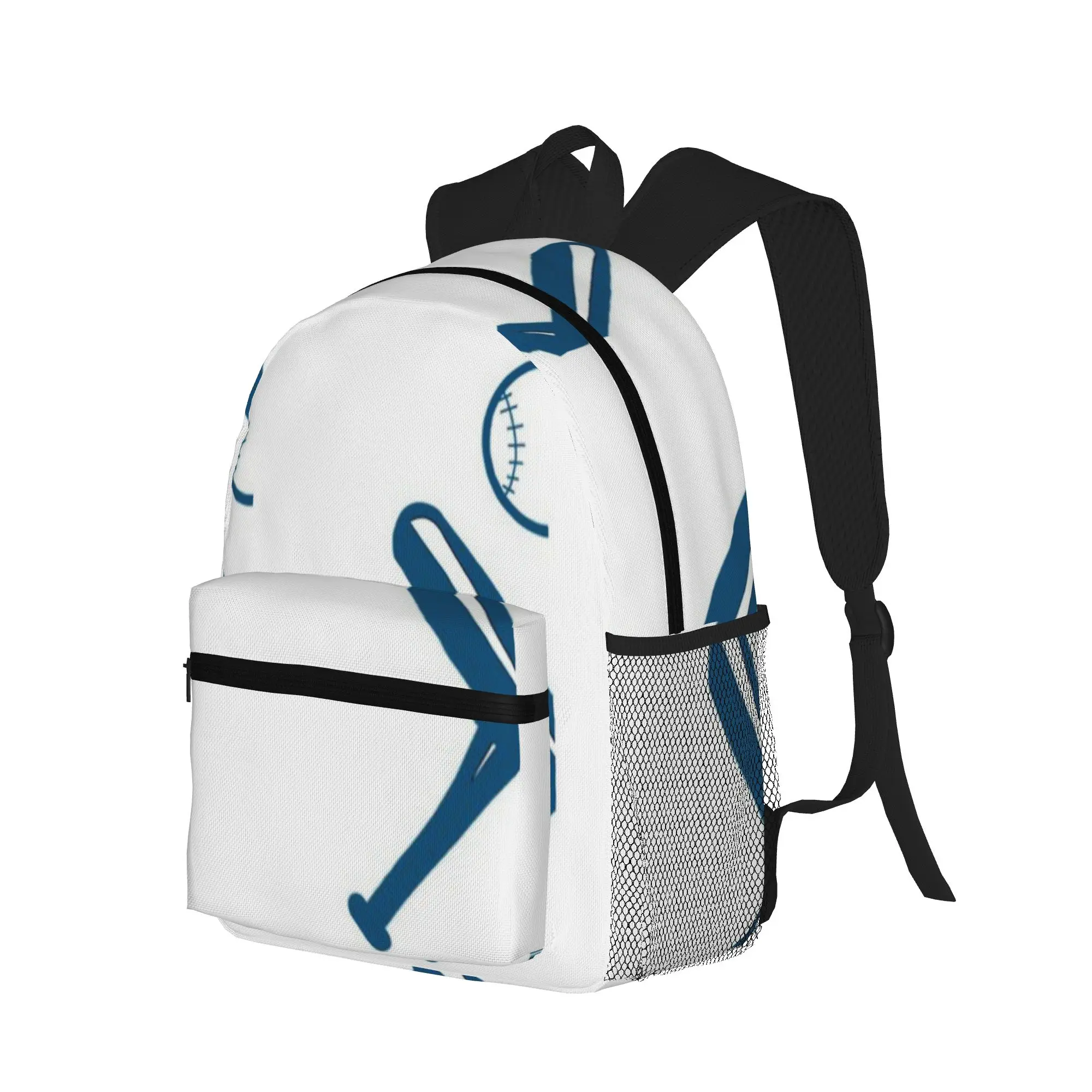 American Baseball Sport Logo  Casual Backpack for Students and Adults Student