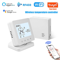 Smart Wireless Thermostat for Gas Boiler Room Heating RF Home Temperature Controller Programmable WiFi Thermostat and Tuya Alice