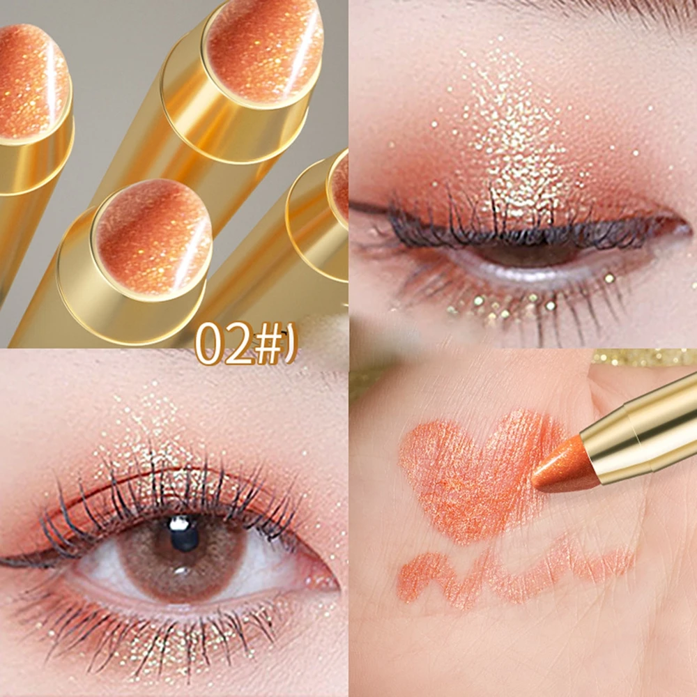 3 Colors Eyeshadow Pencil Glitter Highlighter Lasting Shadow Eyeliner Stick Natural Pigment Eye Makeup Beauty Cosmetics