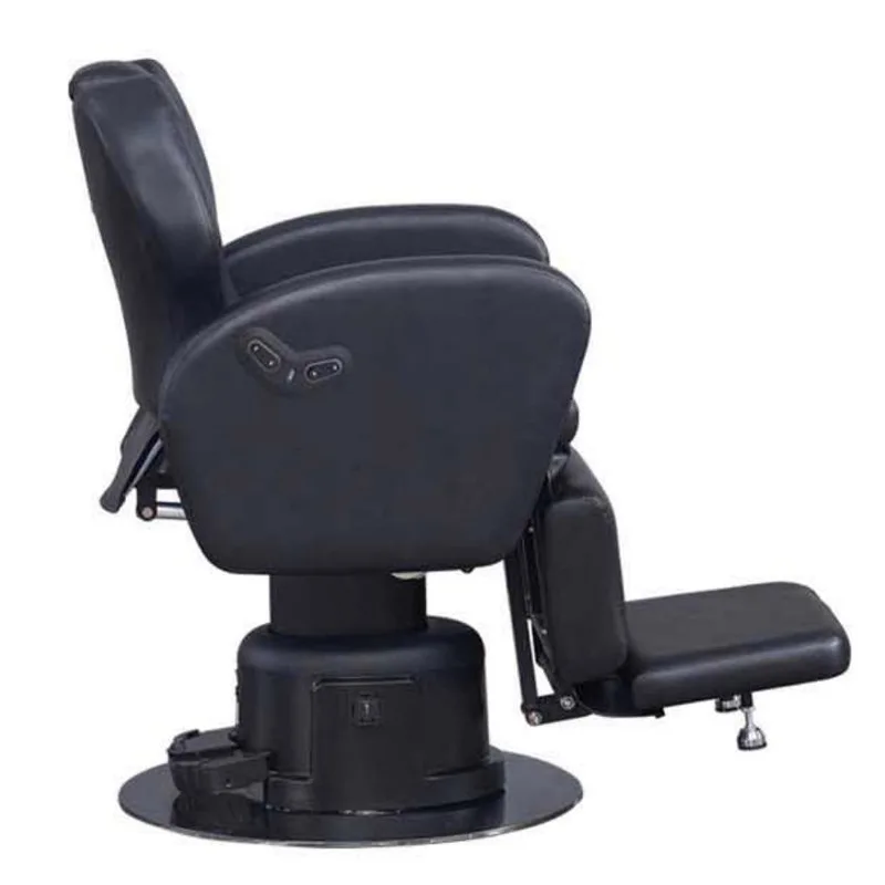 Electric Lifting Reclining Barber Chair, Hair Cutting Salon Chair, Perm Dyeing Styling Seat, Adjustable Beauty Salon Furniture - view 3
