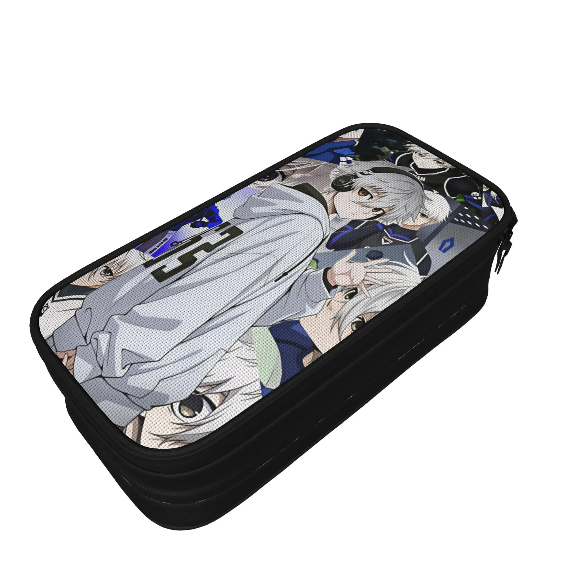 Manga Nagi Seishiro Pencil Case  Boy Girl Lovely Pencil Pouch Custom DIY School Pencil Cases Supplies Gift