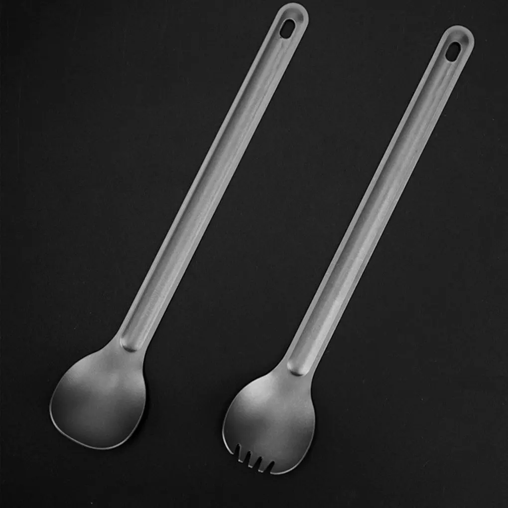 

Long Handle Spoon Portable Picnic Barbecue Tableware Kitchen Type 2