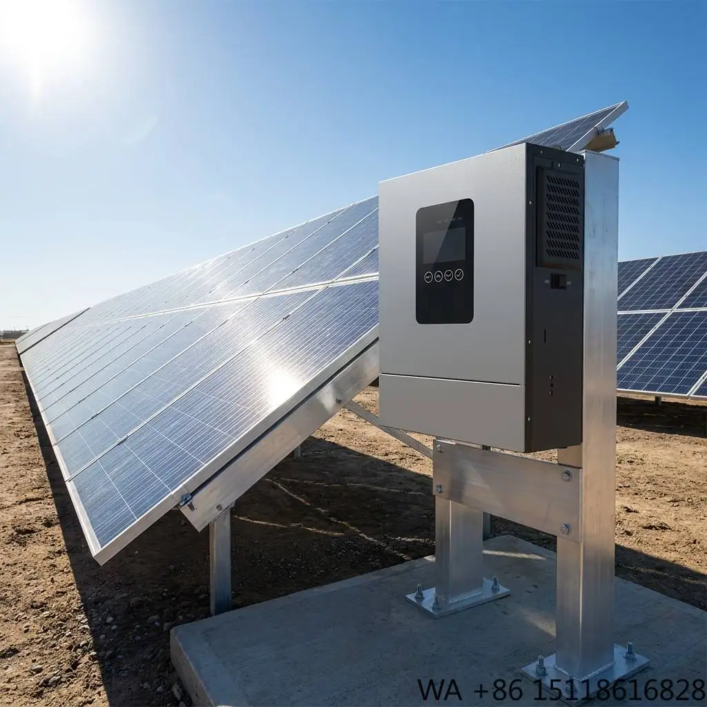 Hybrid Solar Inverter 1.2-6.2kW 12V-48V Single Output Lead-Acid Battery Home Power with 1.0 Power Factor LCD Display
