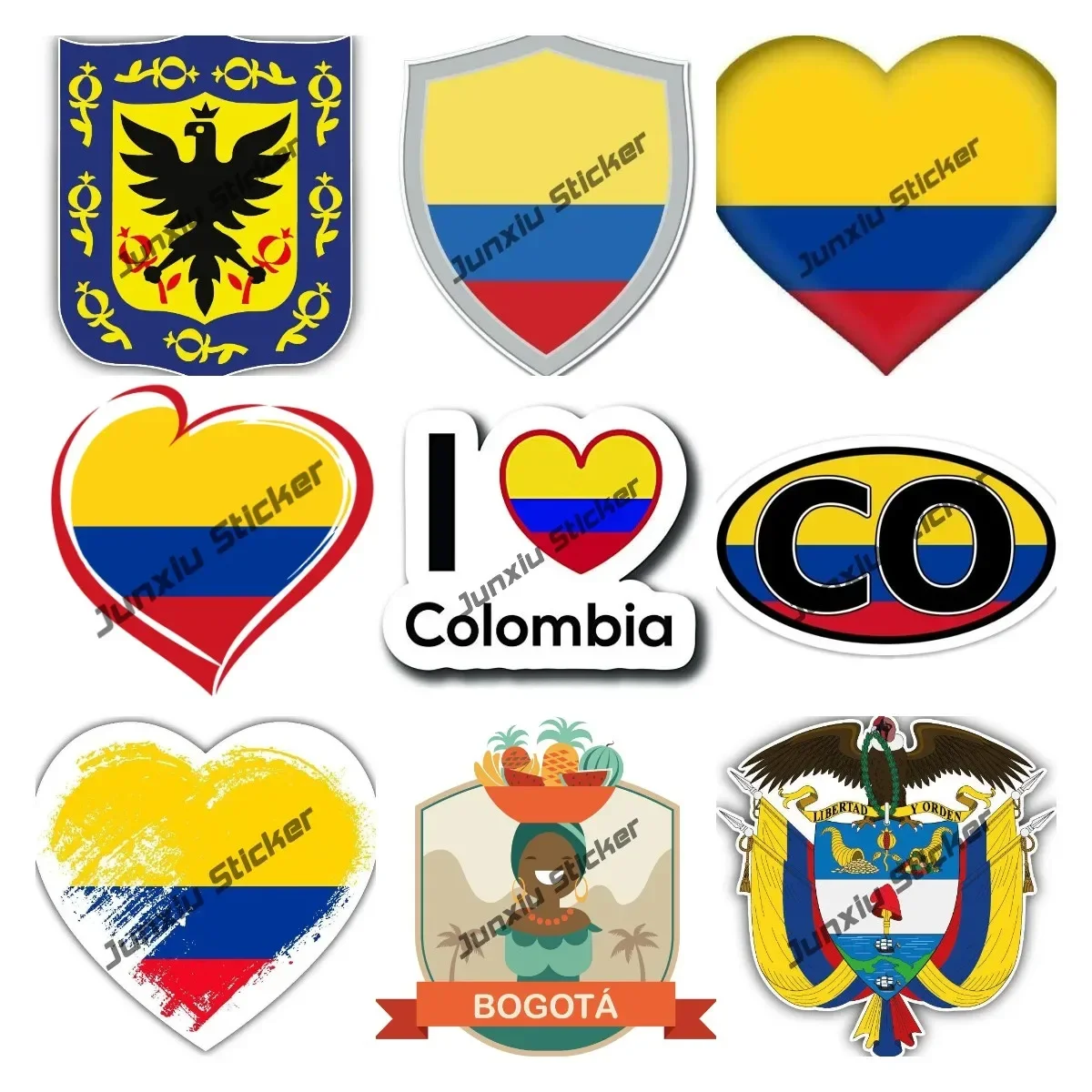 I Love My Colombian Girlfriend Colombia Colombian Country Nation Sticker Decal Car Laptop Wall Sticker Decal Car Accessories