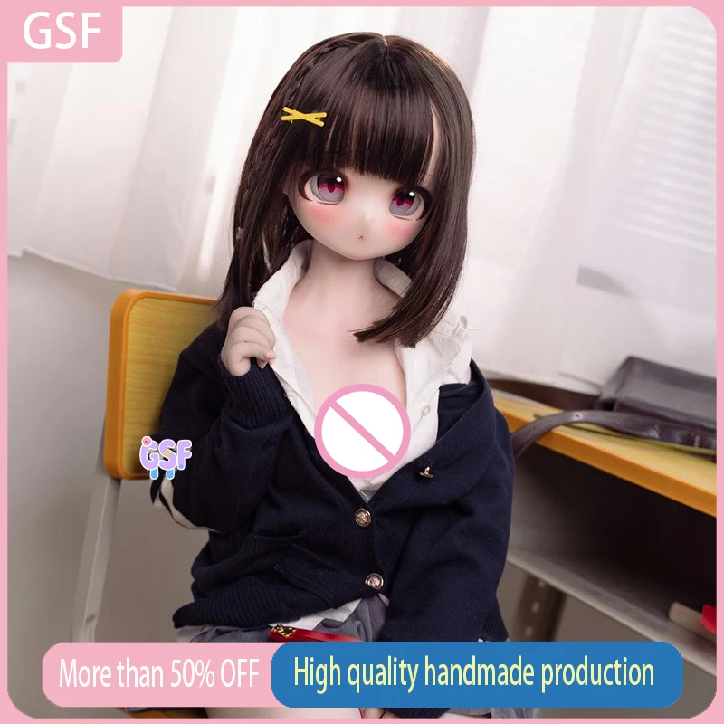 85CM 2D cartoon doll, detachable head for a wig, suitable for collectors, adjustable body made of TPE material