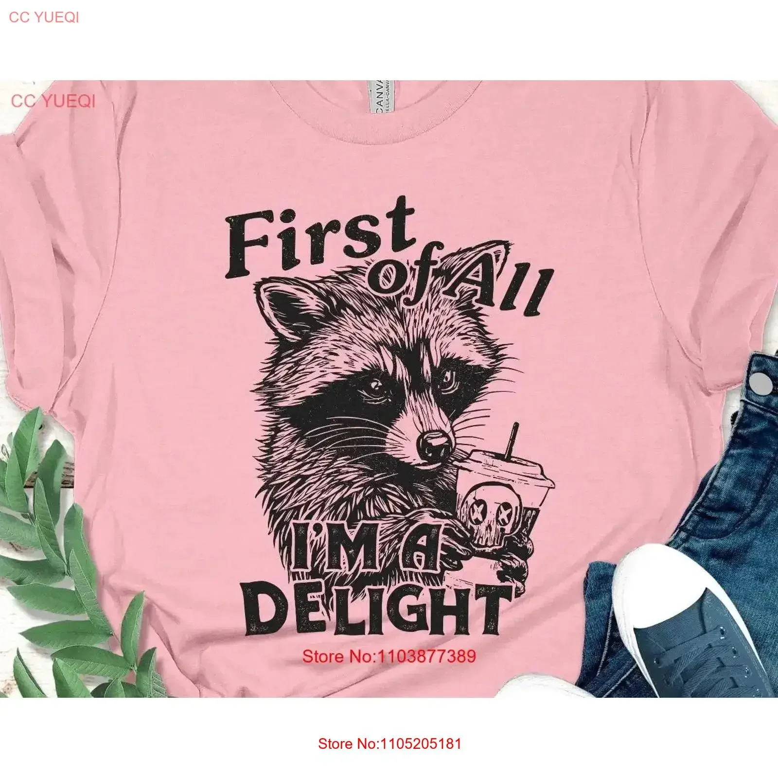 First of All I'm a DelighT T Shirt Fun and Confident Comfortable Stylish Apparel Perfect for Friends Loved Ones vintage Washed