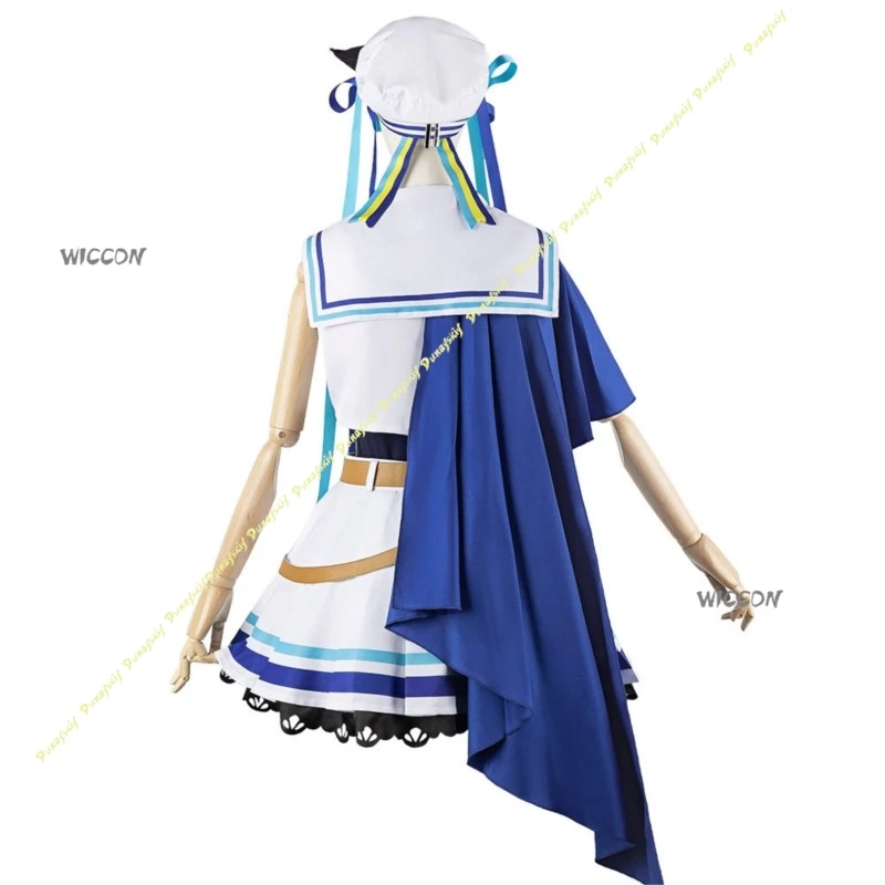 game Uma musume Pretty Derby Vivlos Cosplay Costume for Halloween Christmas Skirt Shoes Woman Sexy Kawaii Party Halloween Suit‌ view 3
