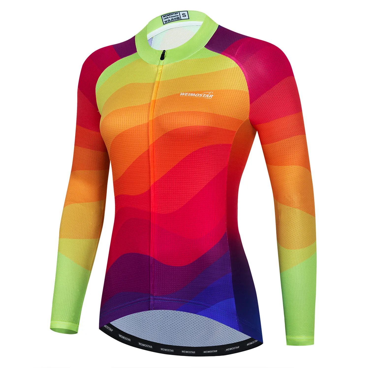 Cycling Jersey Women Bike jerseys long sleeve MTB Top  Pro Team Road Mountain Shirt Biker Clothing Cyclist Blouse Fall  Orange