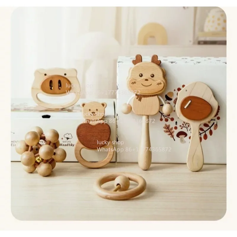 

Новая погремушка для новорожденных, можно грызть, для малышей 0-1 года, подарок на месяц и сто дней