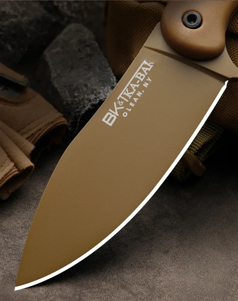 Hochhärte-Outdoor-Schneidwerkzeug, leicht zu transportieren und zu verstauen, kleines Messer für Notfälle beim Wandern und Camping in der Wildnis. – Detail 2