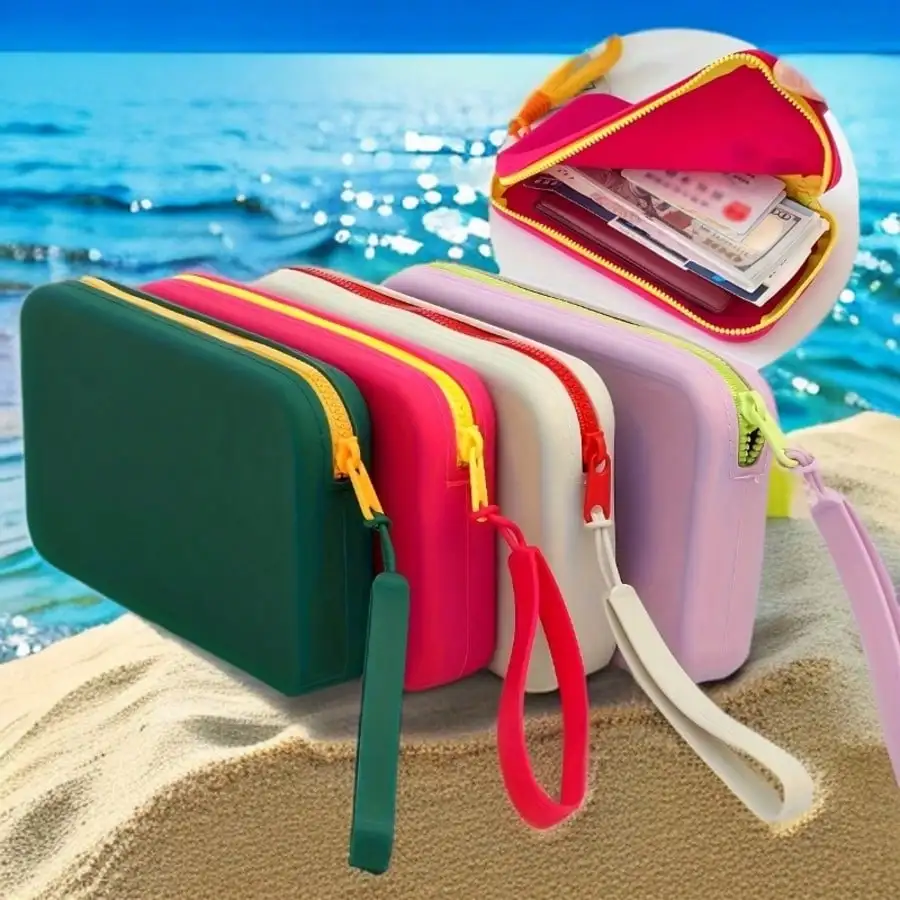 

Washable, Large Capacity Silicone Cosmetic Bag, Beach Bag, Makeup Organizer, Beach Clutch Bag,Room Decor, Bags,Makeup Bag,Vanity,Travel,Make Up Bag,Travel Essentials,Organizer,Storage,Travel Essential,Makeup Organizer,Makeup Bags,Toil