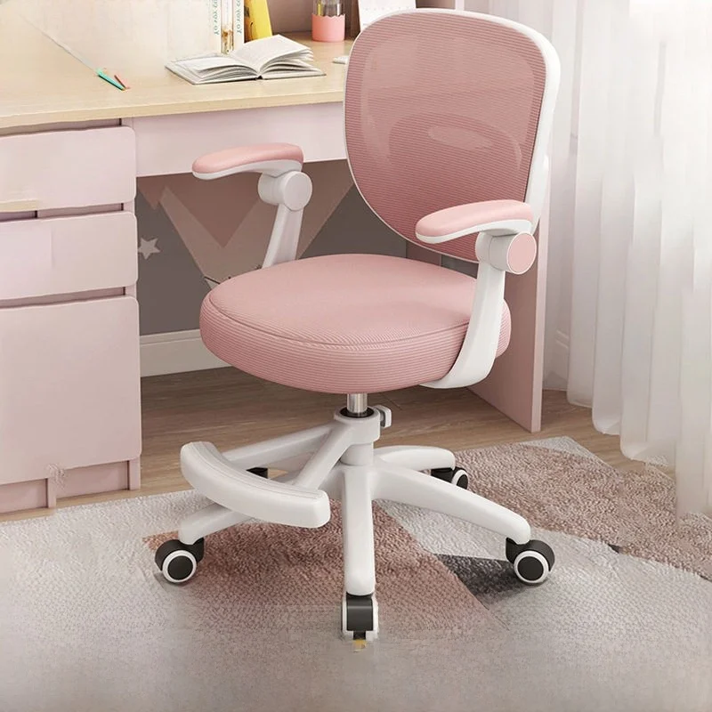 Ergonomic Height Adjustable Desk Chair for Children with Backrest Cushion Comfortable for Long Time Sitting While Studying