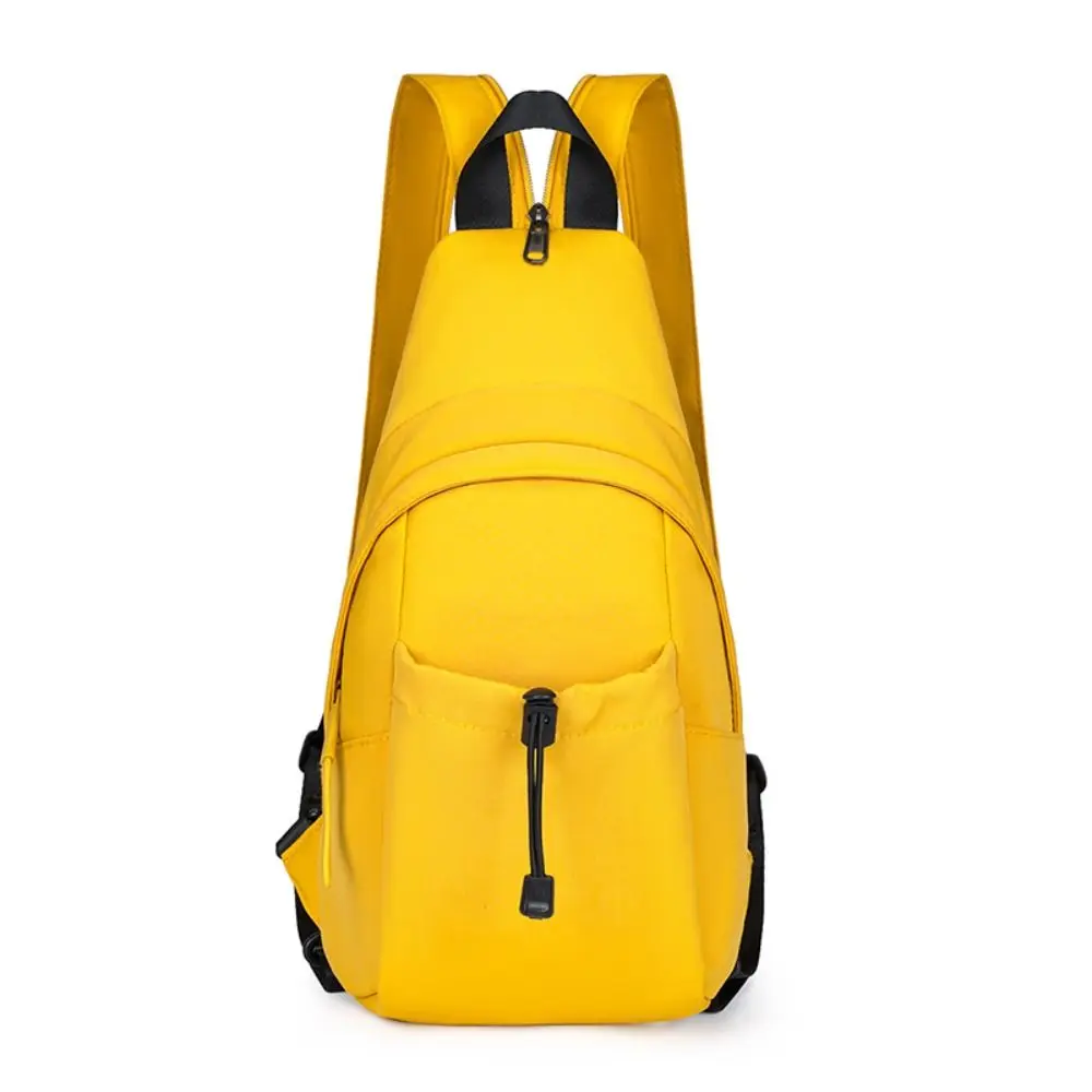 Tragbar keit multifunktion ale Brusttasche große Kapazität verstellbarer Schulter gurt Herren rucksack Multi-Pocket Oxford Tuch