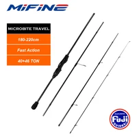 MIFINE MICROBITE TRAVEL Spinning Casting Rod 40+46T Carbon Fiber Fast Action 1.8M/1.98M/2.1M/2.2M Ultralight Lure Trout Pole