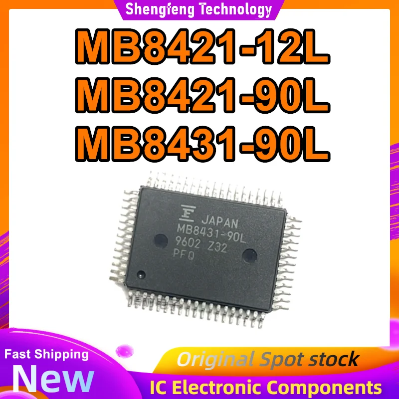

5 шт. MB8421-12L MB8421-90L MB8431-90L QFP-64 IC чипсет, новый, в наличии