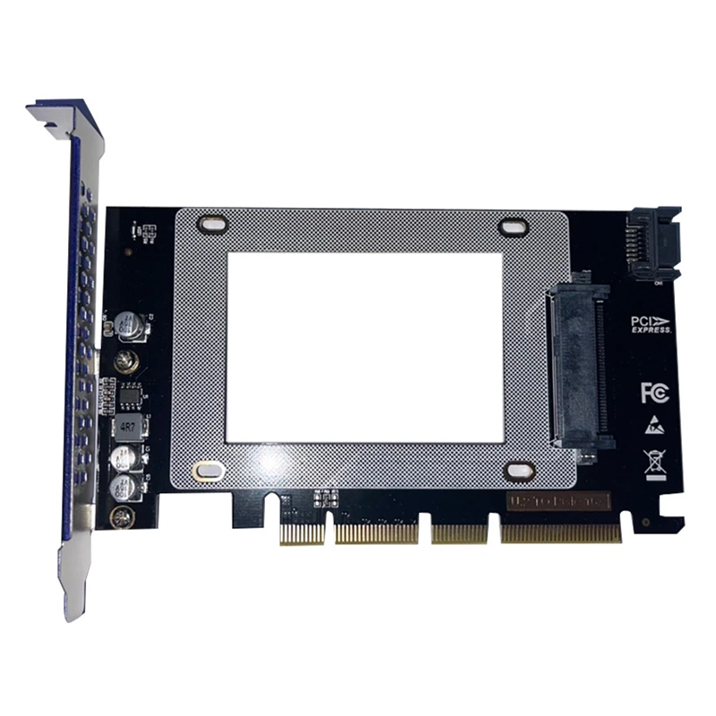 

Адаптер PCIE 3.0 X4/X8/X16 к U.2 SFF-8639 U.2 к PCI-E Riser Card U.2 SSD SATA PCI Express Card для 2,5-дюймового жесткого диска SATA