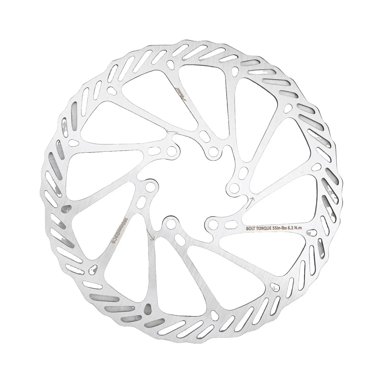 

Bicycle Brake Disc For MTB 160/180mm 160mm/180mm Metal Mountain Bike Silver With 6 Bolts Portable High Quality