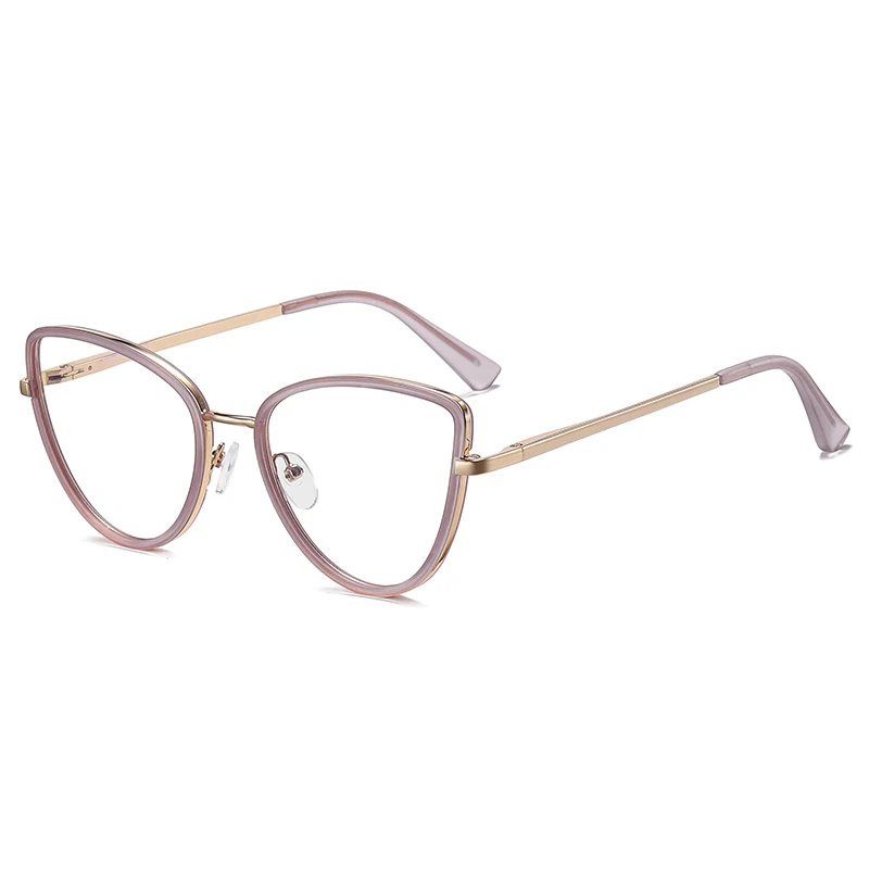 Cat Eye Glasses Frame Myopia Eyeglasses Photochromic Gray Lens Woman Spectacles Luxury Eyewear Shortsighted Glasses