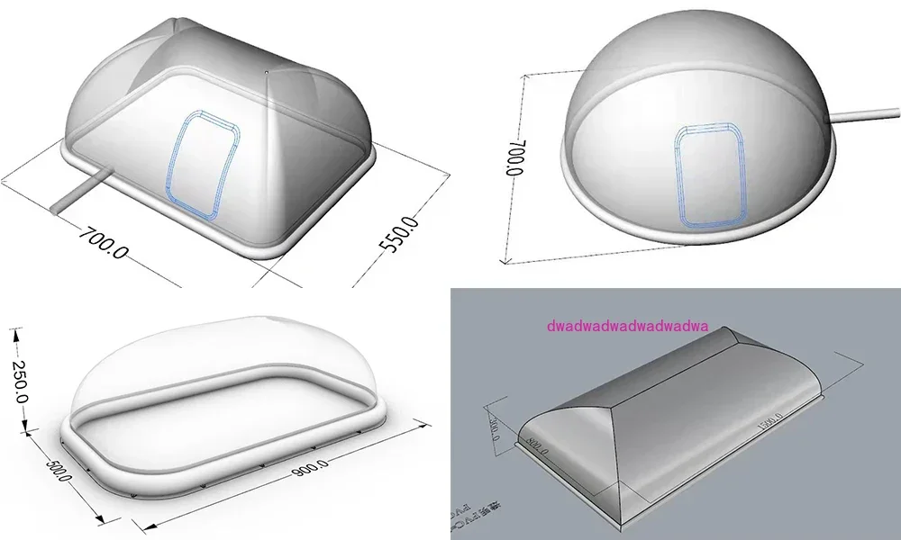 Cubierta de piscina inflable transparente personalizada para exteriores, cúpula con techo cubierto blanco, cubierta circular de invierno de PVC para piscina