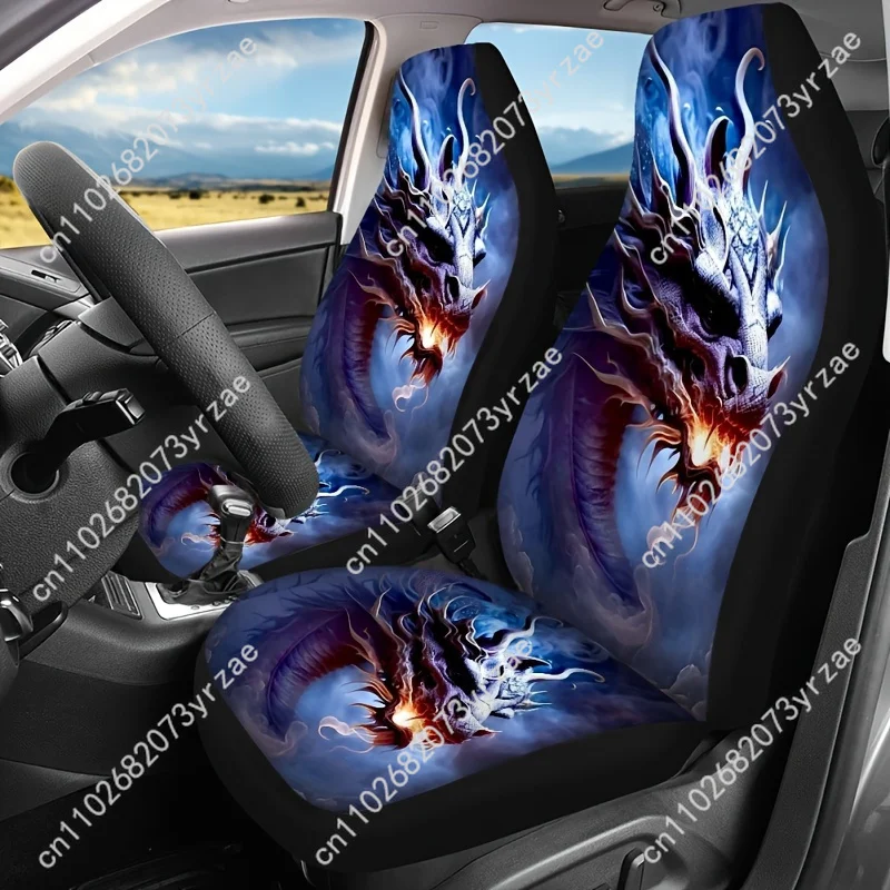 

Cool Dragon Car Seat Covers Universal Environmentally Friendly Interior Decorations Comfortable Breathable Car Seat Covers