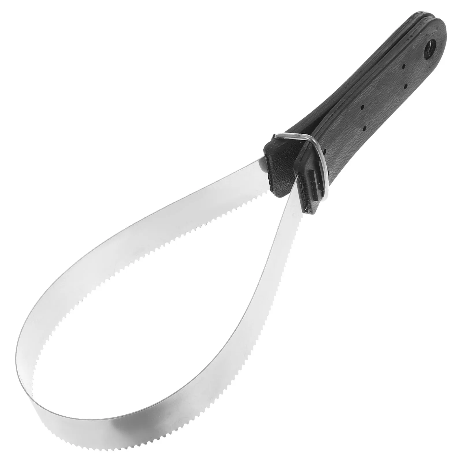 Horse Hair Scraper Brush Stainless Steel Shedding Grooming Tool for Loose Hair and Sweat Removal
