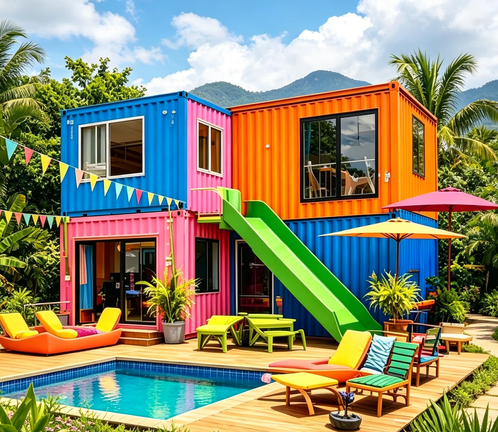 Built to Last Eco-Friendly Container Houses for Living 2 Bedroom Modular House Prefabricated House for Family Housing Projects