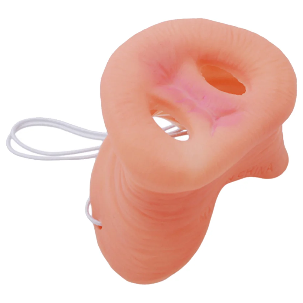 Wolf Mask Halloween Pig Nose Toy Cosplay Supplies Simulation Child Paintable Animal Costumes