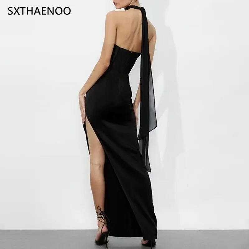 SXTHAENOO Angepasst frauen Abend Party Kleider Kleid Für Besondere Anlässe Bein Split Abendkleid Luxus Meerjungfrau Vestidos Neue 2025