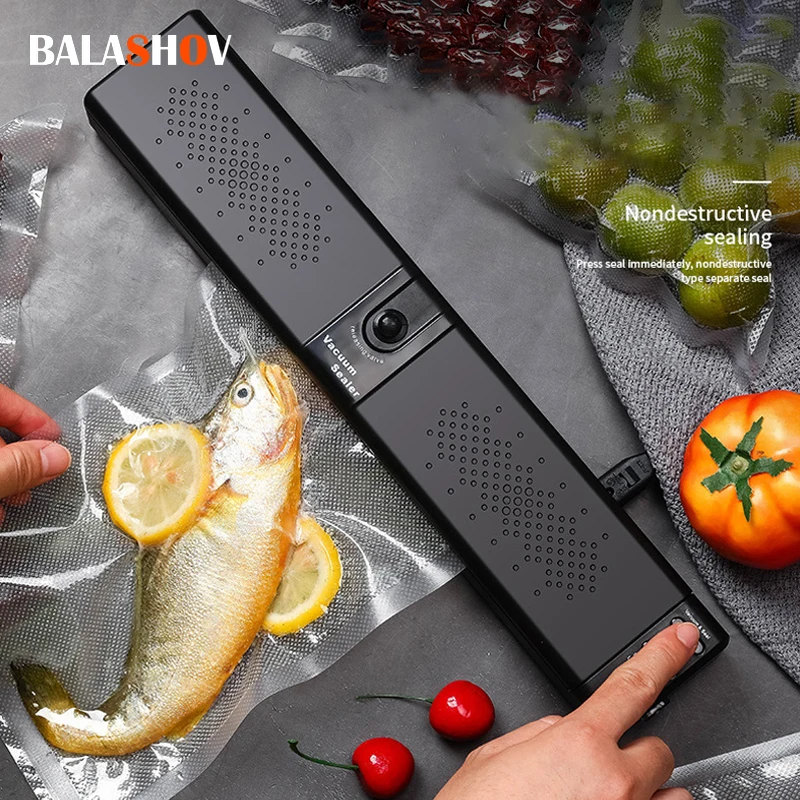 

Vacuum Food Sealers Electric Vacuum Sealer Packaging Machine Home Kitchen Food Packer Food Saver Commercial Vacuum Food Sealing