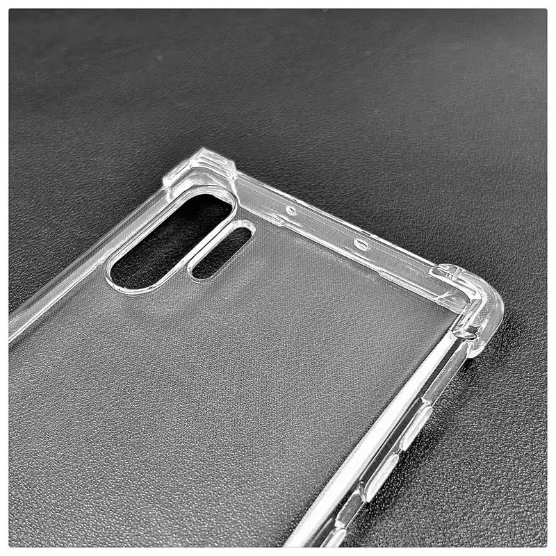 Transparent Shockproof Case For Samsung Galaxy S9 S10 Plus S20 Ultra Soft TPU Shell Note 9 10 Lite 20 Clear Silicone Back Cover image 4