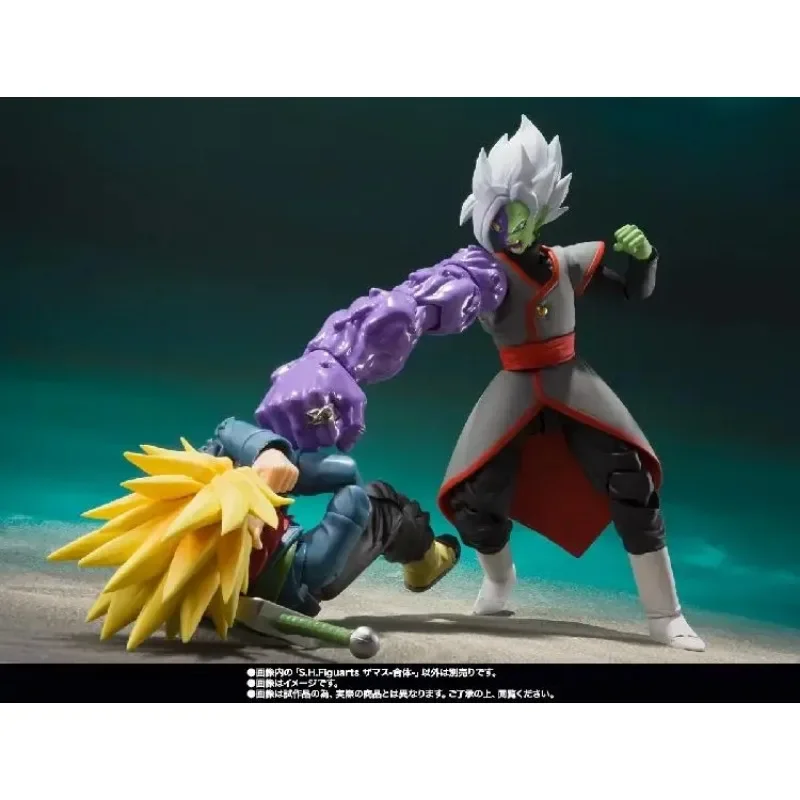 Bandai-Figurines Dragon Ball en PVC, S.H.Figuarts, Goku, Potara, Zamasu, Anime Action Figure, Jouets, Cadeaux de vacances, Modèle de collection, Original, En stock