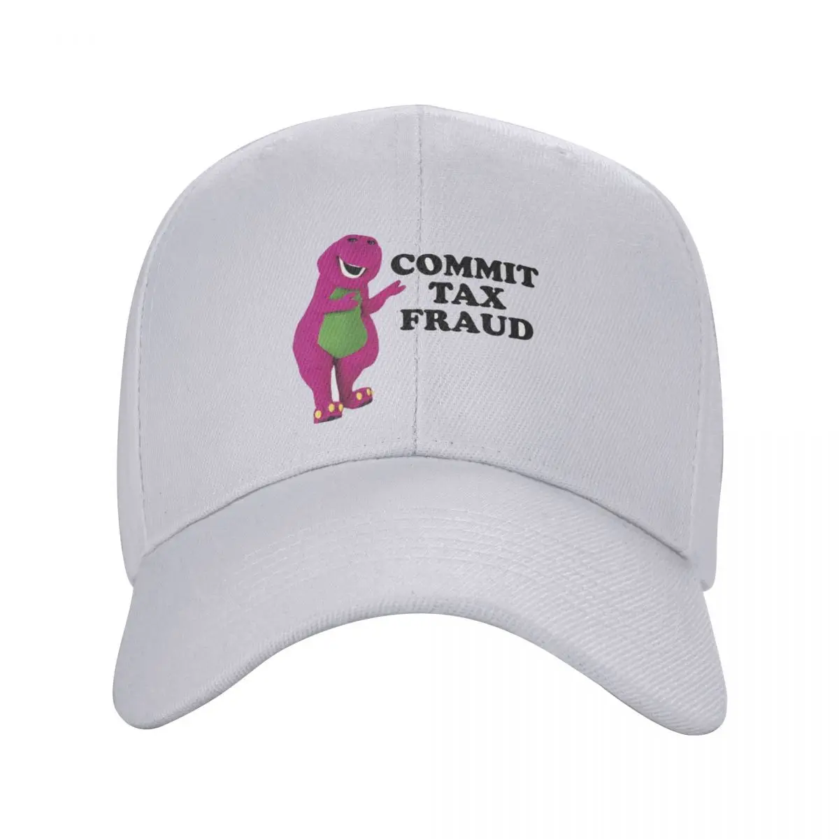 Retro Commit Tax Fraud Baseball Caps Casual Hat Hip Hop Sun Hats Visor Truck Hats