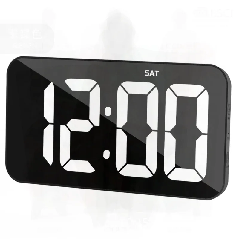 

Modern Minimalist LED Alarm Clock Large Screen Digital Wall Clock for Students Home Living Room Fashionable Student Dedicated