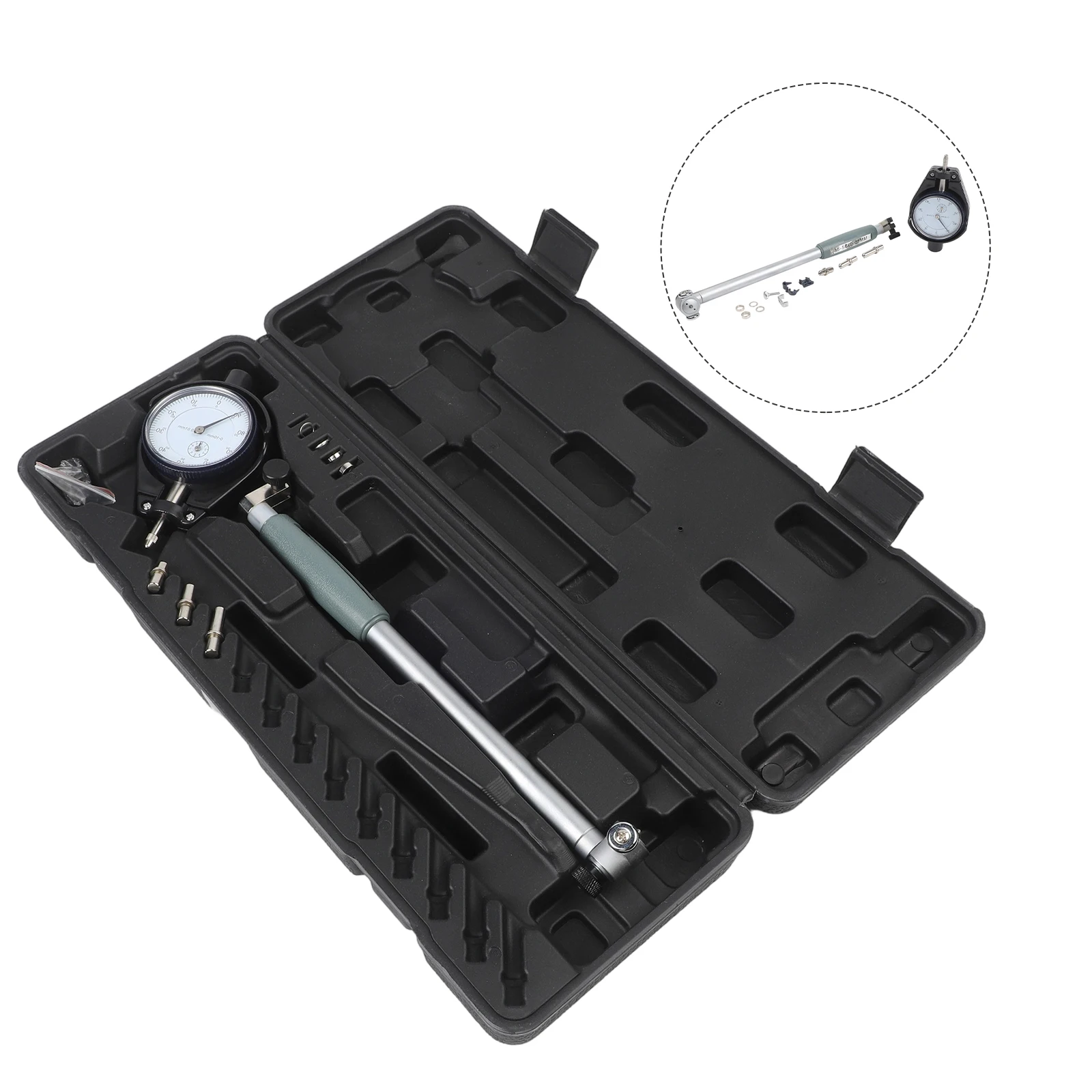 Digital Internal Diameter Measuring Tool with 12 Probes Bore Gauge 0 01mm Accuracy Stainless Steel Measuring Instrument