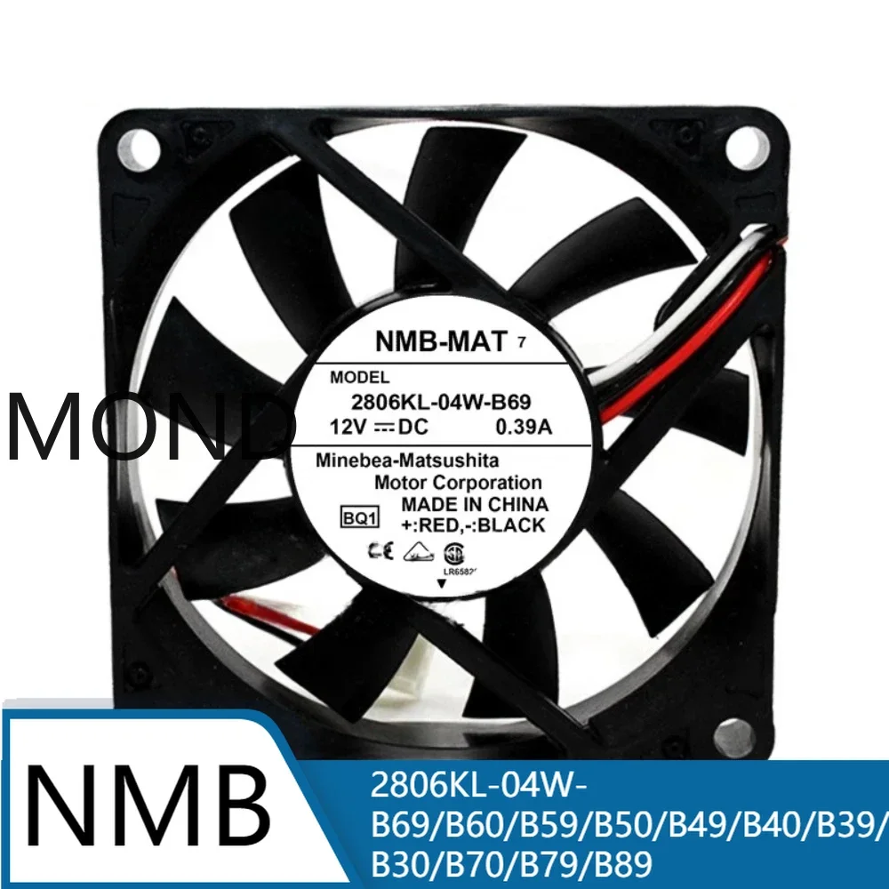 

2806KL-04W-B69/B60/B59/B50/B49/B40/B39/B30/B70/B79/B89 Server Fan NMB Radiator CPU Power Supply Inverter Cooling Fan 6025 7CM