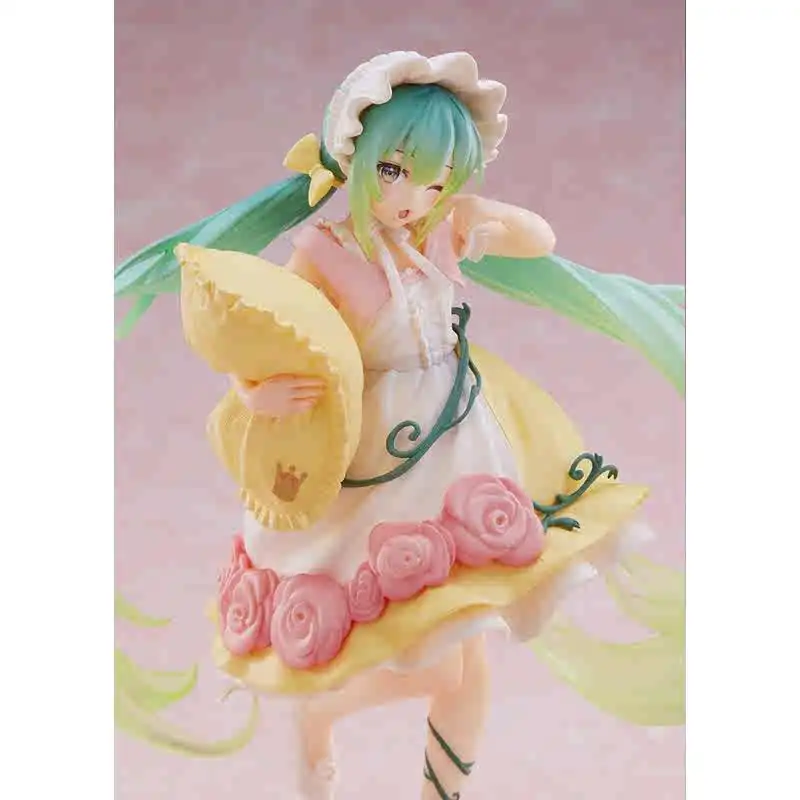 Taito Vocaloid Hatsune Miku Fairy Tale Wonderland Sleeping Beauty Anime Action Figure Model Toy 18cm in Stock